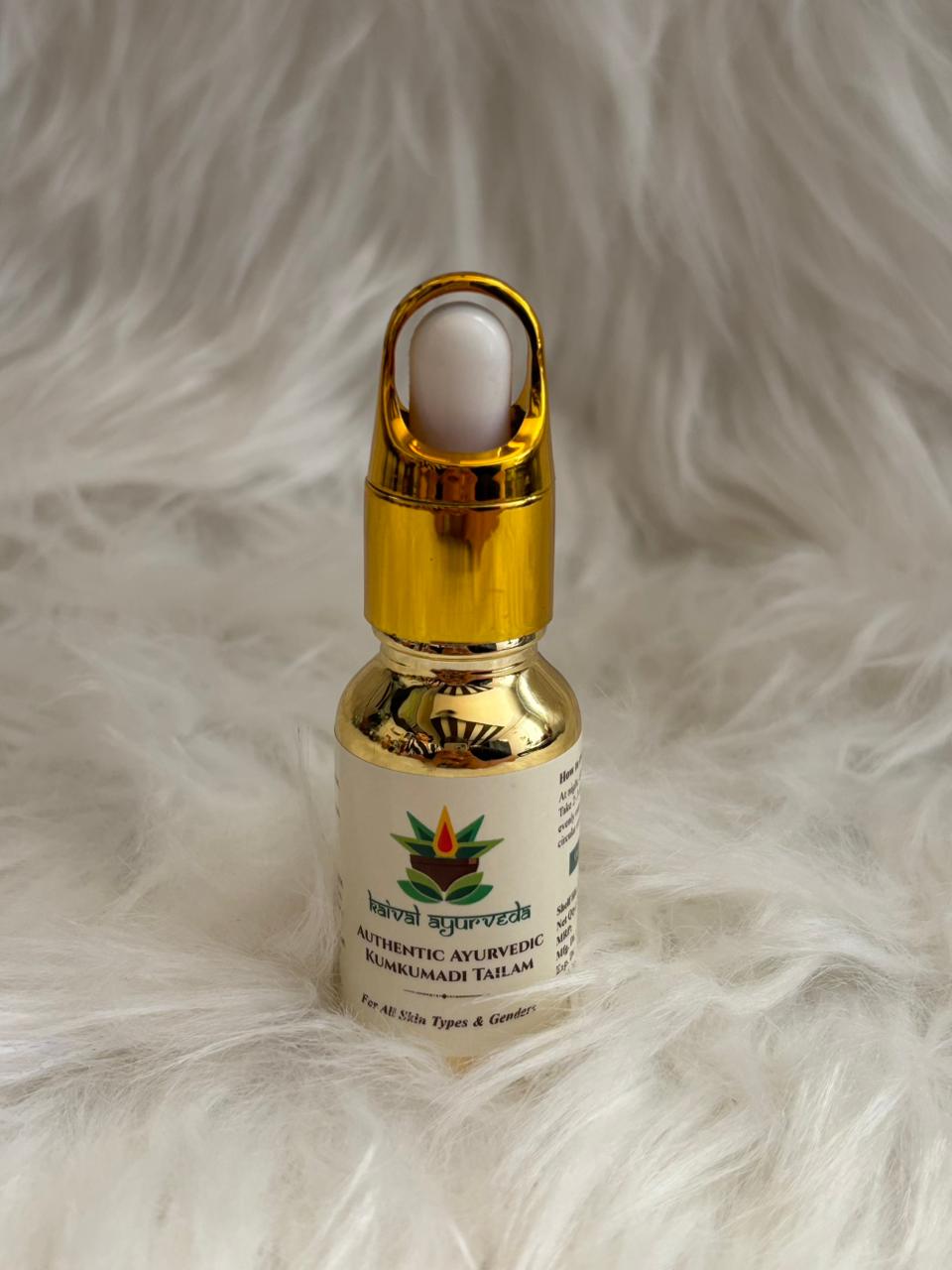 Kumkumadi Tailam full bottle — clean product shot